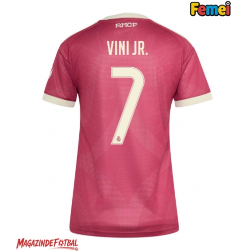 Real Madrid Vinicius Junior #7 Tricou Fotbal Replică 2026-27 Femei Treilea Real Madrid Vinicius Junior #7 Tricou Fotbal Replică 2026-27 Femei Treilea